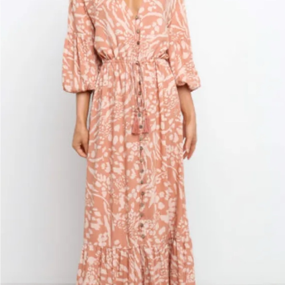 Petal & Pup Blush Floral Maxi Dress